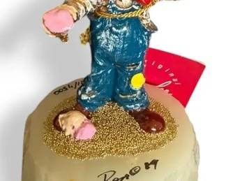 Ron Lee Signed and Numbered 24K Dang it