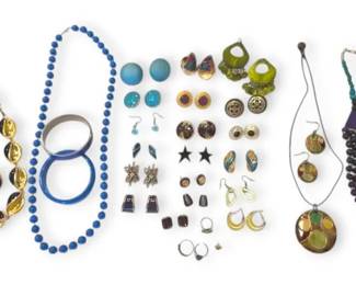 Blue Green Costume Jewelry