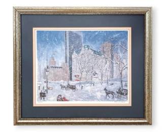 Limited Edition 286 350 5th Avenue By Alex Schloss 14.75W x 12.5H