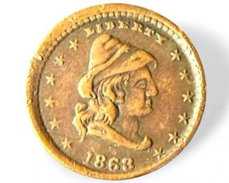 1863 Civil War Token 12.55G
