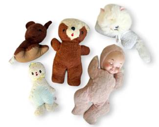 Antique Stuffed Animals Baby Doll