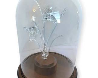 Lawrence Family Handcrafted Glass Duck Globe Display