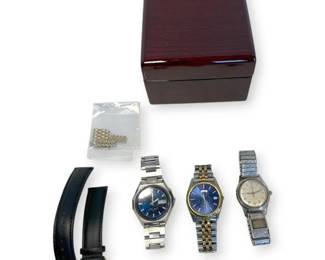 Mens Sieko And Bulova Watches