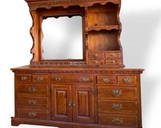 LinkTaylor Dresser With Mirror And Shelf