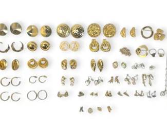 Gold Toned Faux Pearl Jewelry