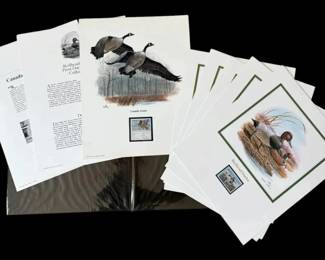 Don Balke 1987 Duck Stamps With Signed And Numbered Artwork