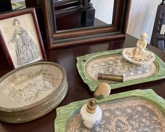 Bakelite dresser trays