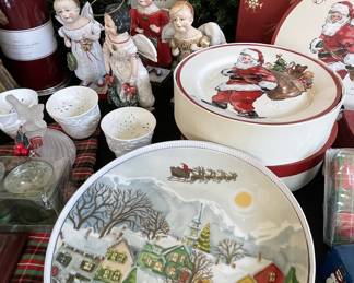Christmas plates