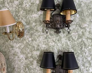 Antique sconces