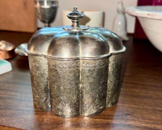 Godinger silver plate  jewelry box