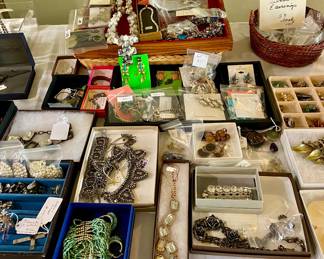 lots of good quality costume jewelry