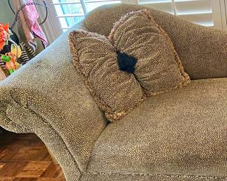 Close up of fabric and accent pillow