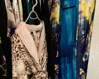 stylish clothes, size medium, some Chicos, robes, and lounge wear