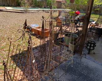 metal yard art