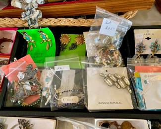 lots of good quality costume jewelry, some sterling