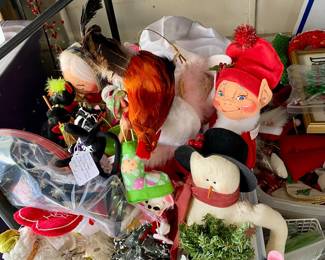 Christmas decorations , some Annalee