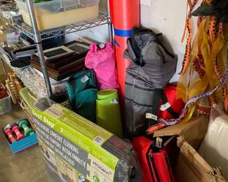 mats, chair in a bag