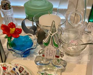 Murano art glass Christmas tree