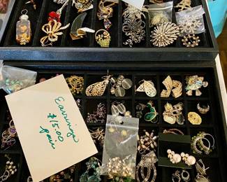 lots of good quality costume jewelry