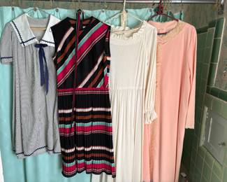 hand-sewn vintage dresses