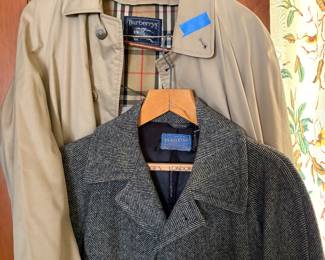 vintage Burberry and Pendleton