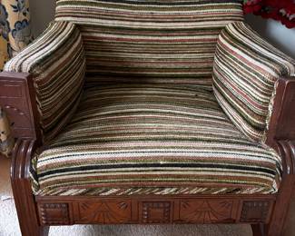 PERHAPS SOME NEW UPHOLSTERY AND THIS CHAIR WOULD BE GREAT