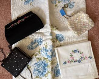 hand embroidered linens 
