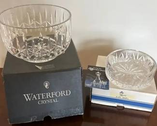 Set Of 2 Waterford Crystal Bowls