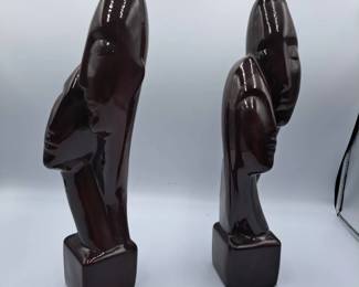 Vintage Abstract Ceramic Sculptures