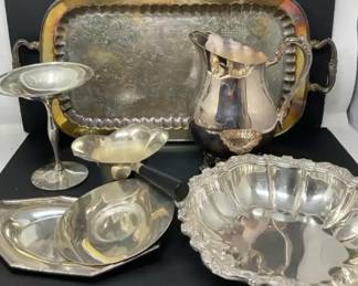 silverplate serving pieces