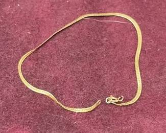 14K 7 inch bracelet