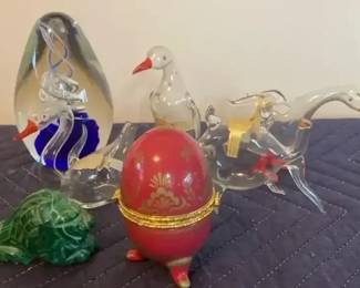 Glass figurines