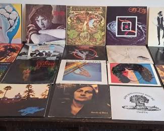 Lot of 20 Classic Rock Vinyl LP Records  Clapton, Fleetwood Mac, Traffic  More