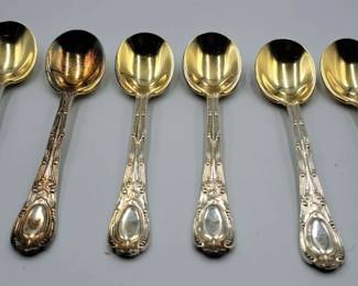 Set Of 6 Tiffany  Co. Spoons