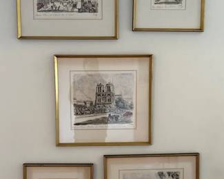 Vontage framed prints