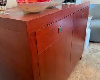 some items on credenza not for sale