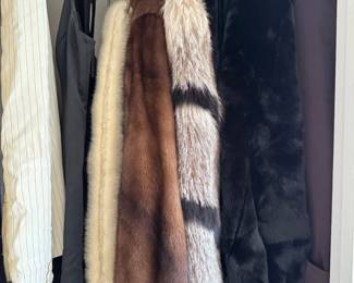 Mink and sable furs