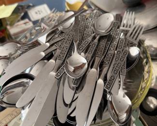 Stainless steel silverware