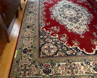 6' x 9' Wool Rug Hand-Knotted in Turkey; No Wear