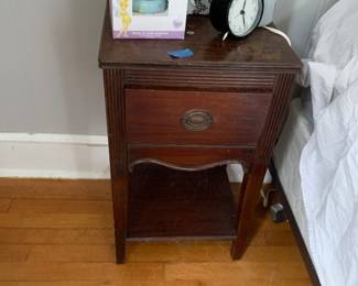 40s mahogany night stand