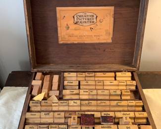 American Printers Stamp Kit with box c 1932