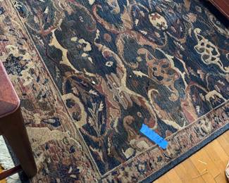 Machine Wool Rug 5'5" x 7'5" made in Belgium of New Zealand Wool