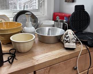 Kitchen Items including a Rookwood and Italian pieces