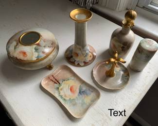 Limoges Ladies Set Excellent Shape probably Georgian