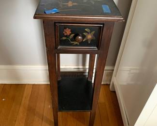 Imported, decorated night stand