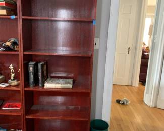 3 separate (71'hx28'wx11'd) solid wood bookcases made in 'USSR'
