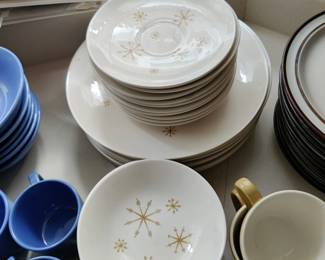 Vintage starburst dishes