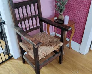 Antique primitive chair