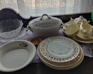 Vintage plates, and sets