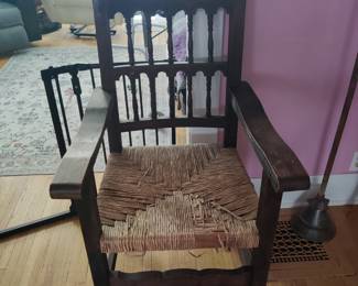 Antique monks chair